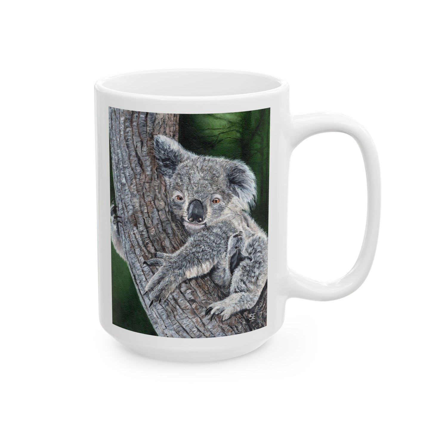 Koala Ceramic Mug — Cute Koala Coffee Cup (11oz, 15oz)