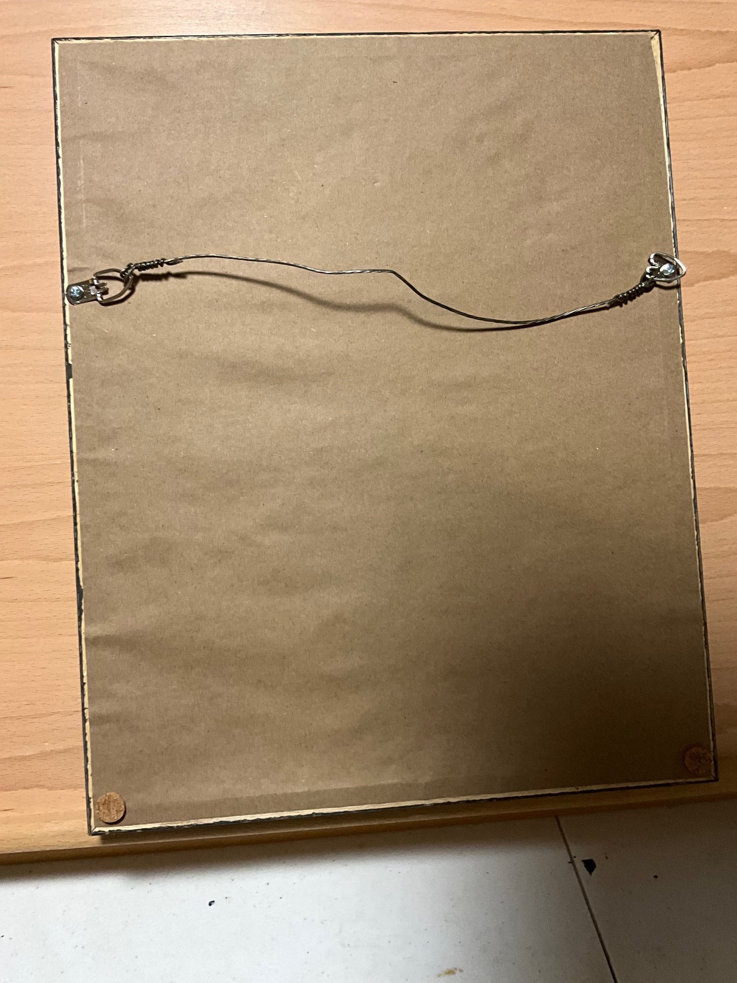 Wolf on Rocks 11 x 14 inch Original Custom Framed Acrylic Painting