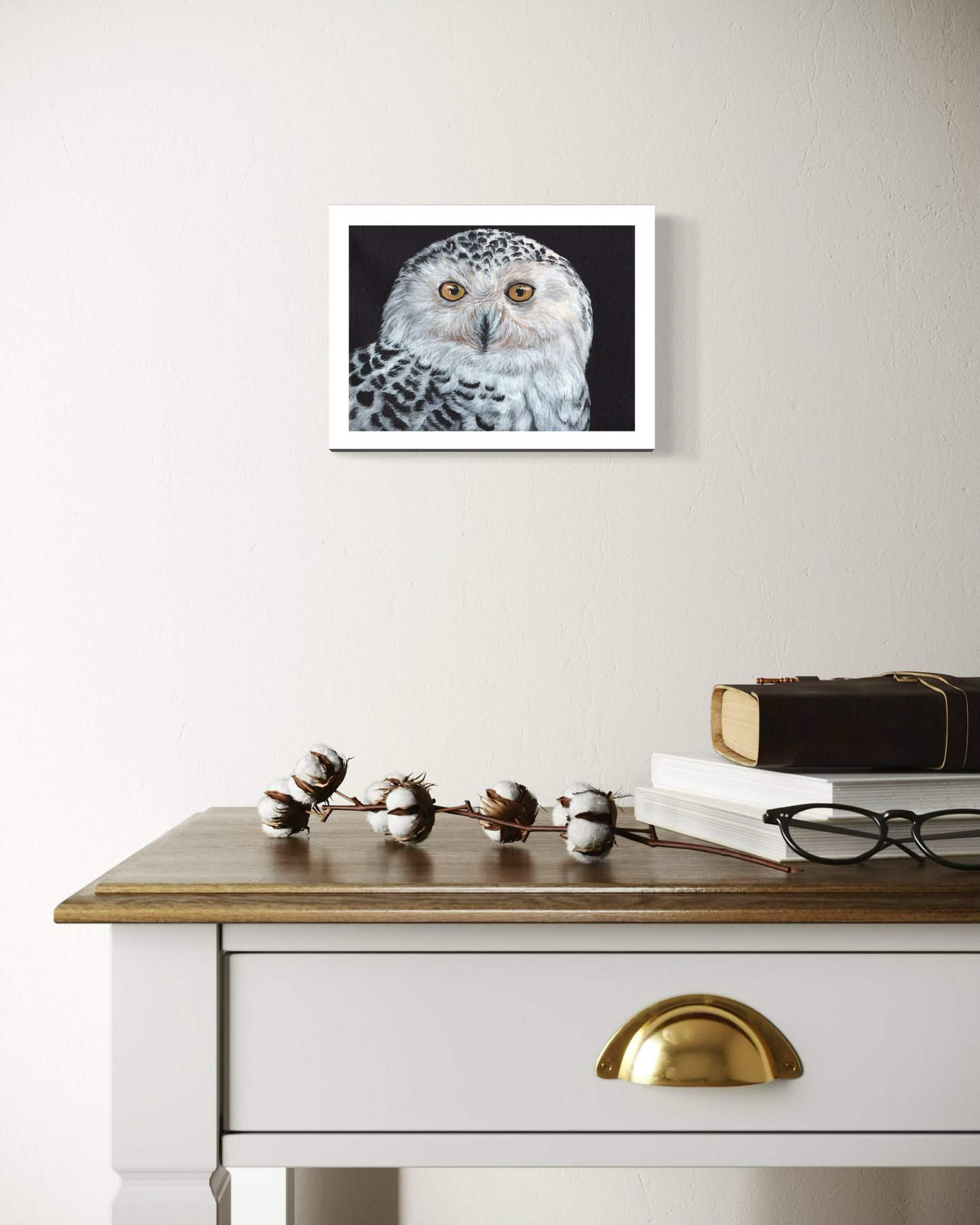 Snowy Owl 8 x 6 inch Giclee Print