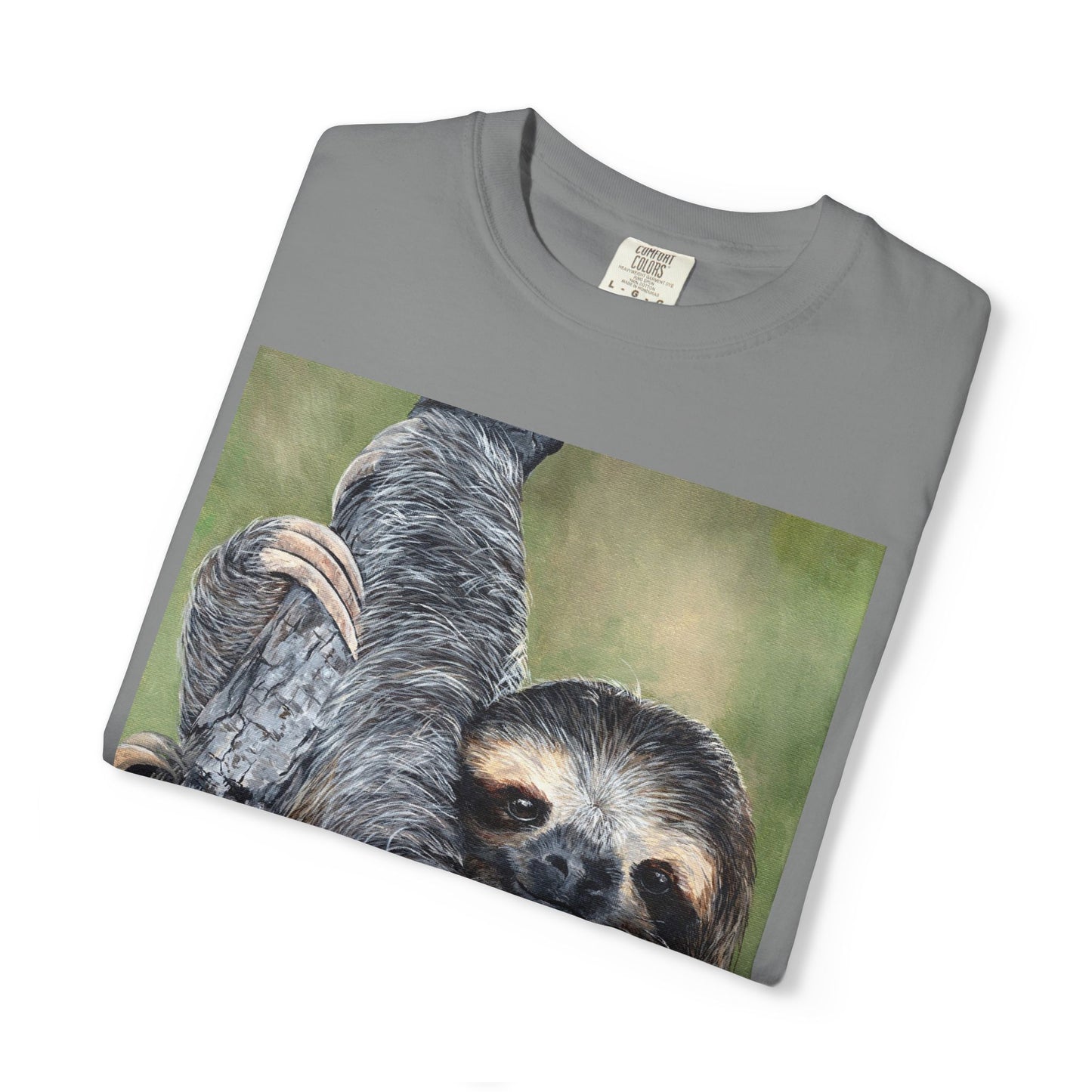 Unisex Garment-Dyed Sloth T-shirt