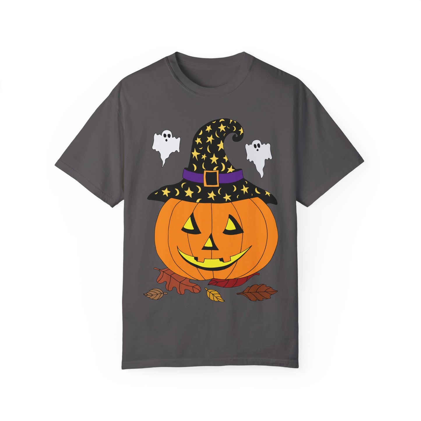 Halloween Jack O'Lantern Unisex Garment-Dyed T-shirt