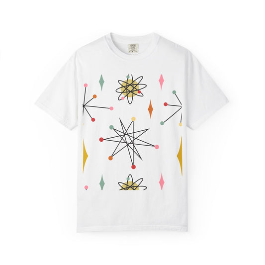 Atomic Age Retro Unisex Garment-Dyed T-shirt