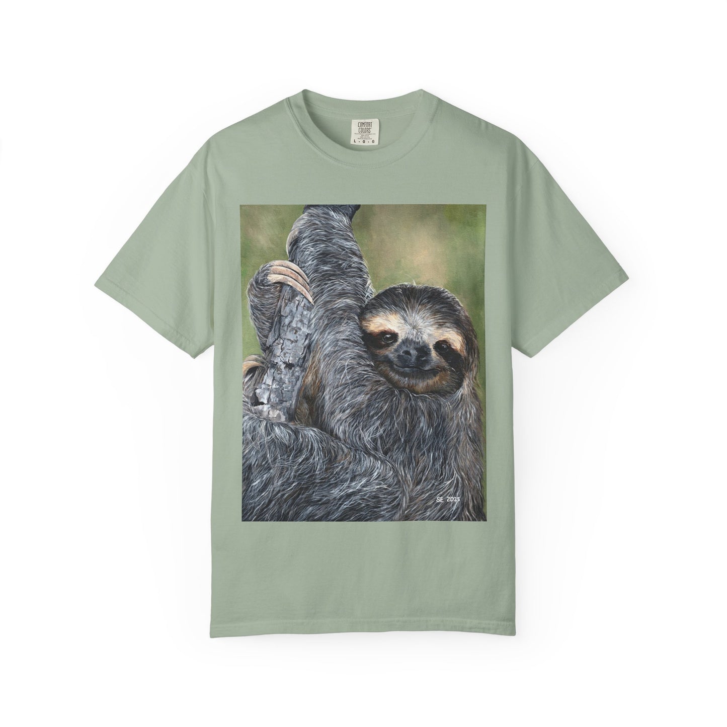 Unisex Garment-Dyed Sloth T-shirt