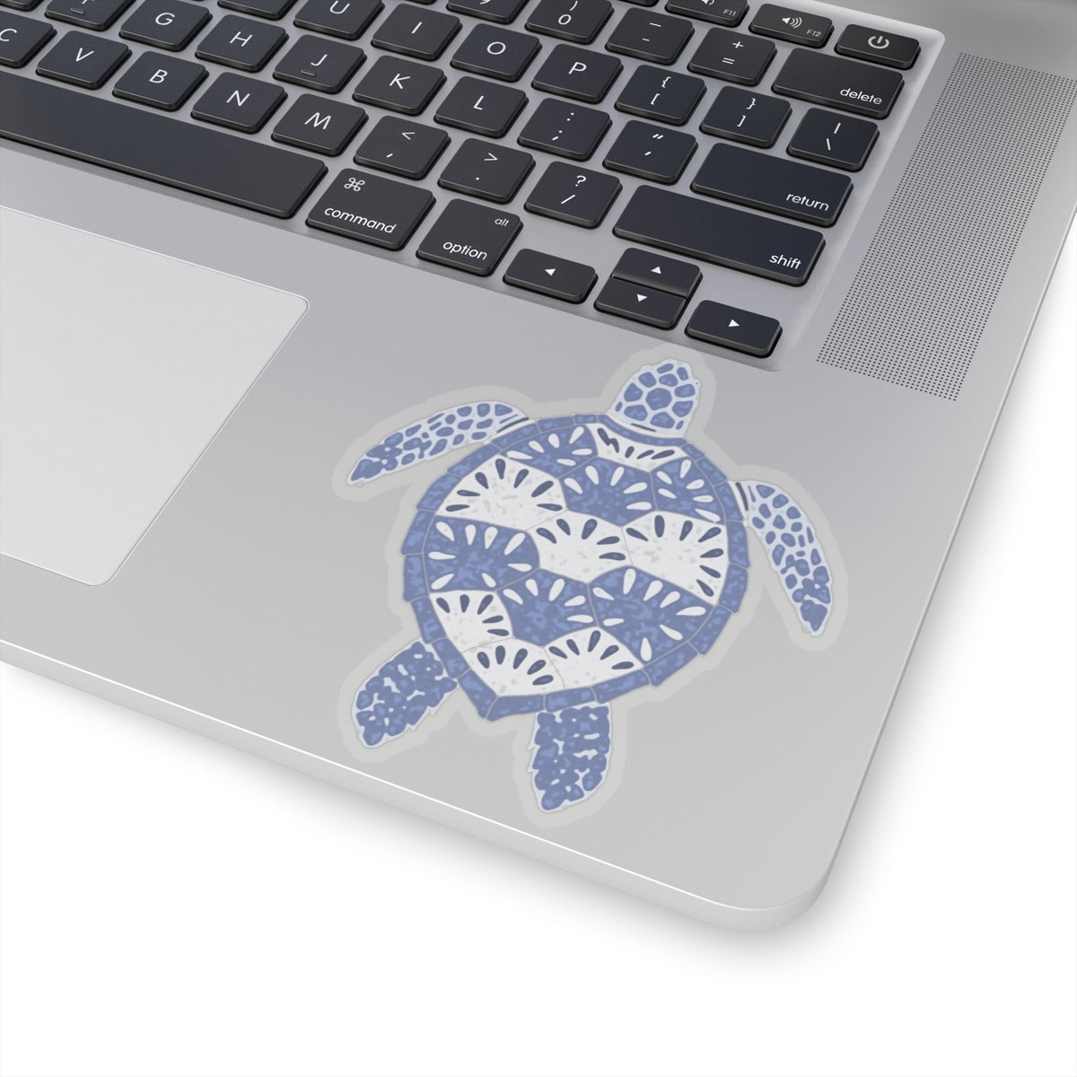 Stylized Sea Turtle Kiss-Cut Stickers