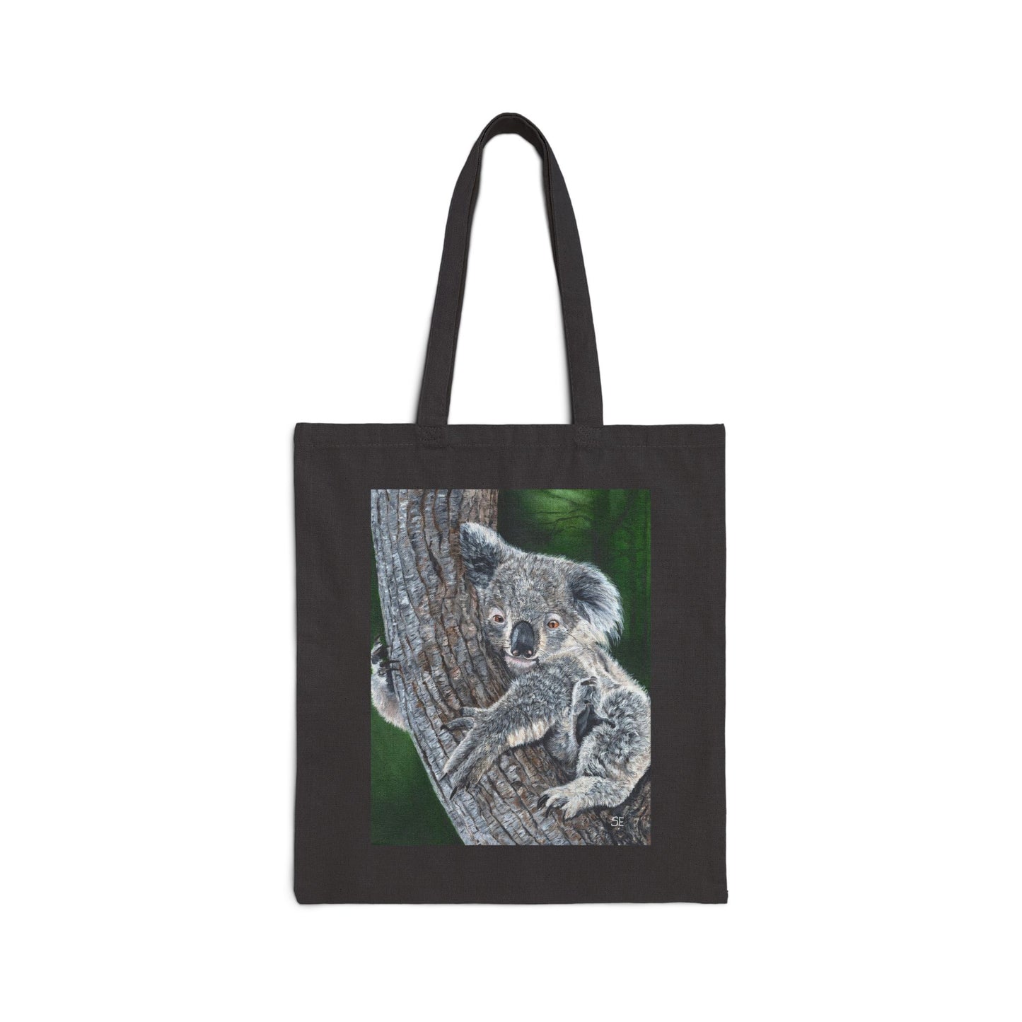 Koala Canvas Tote Bag – Cute Wildlife Print Eco-Friendly Shopper