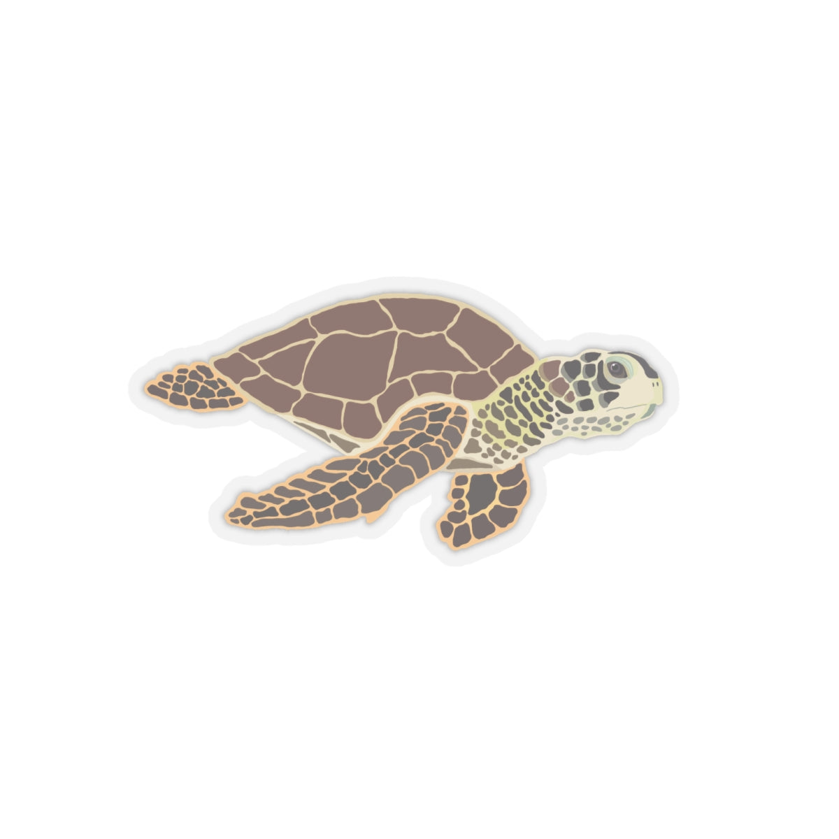 Sea Turtle Kiss-Cut Stickers