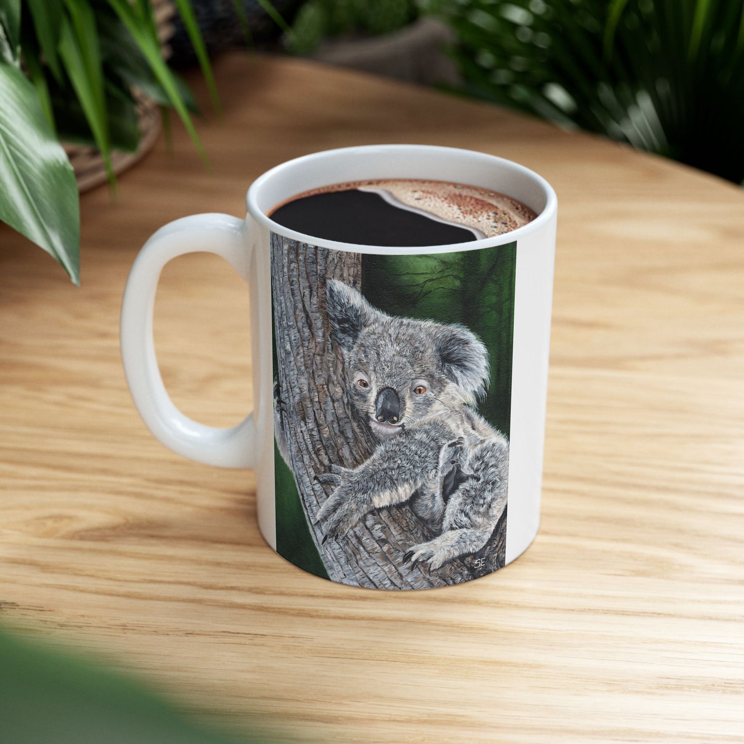Koala Ceramic Mug — Cute Koala Coffee Cup (11oz, 15oz)