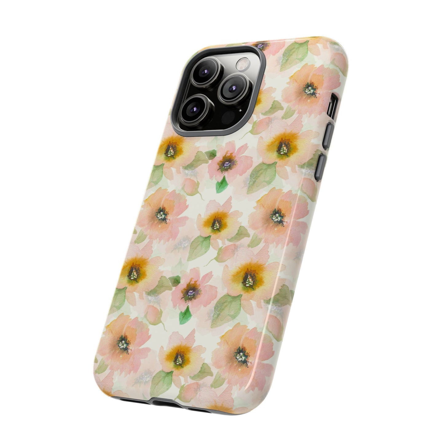 Soft Floral Pattern Tough Phone Cases