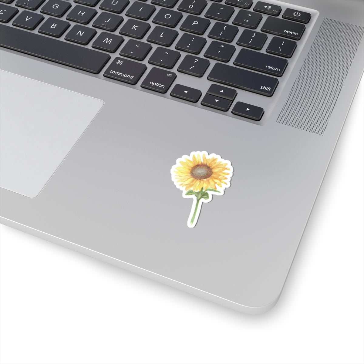 Watercolor Sunflower Kiss-Cut Stickers