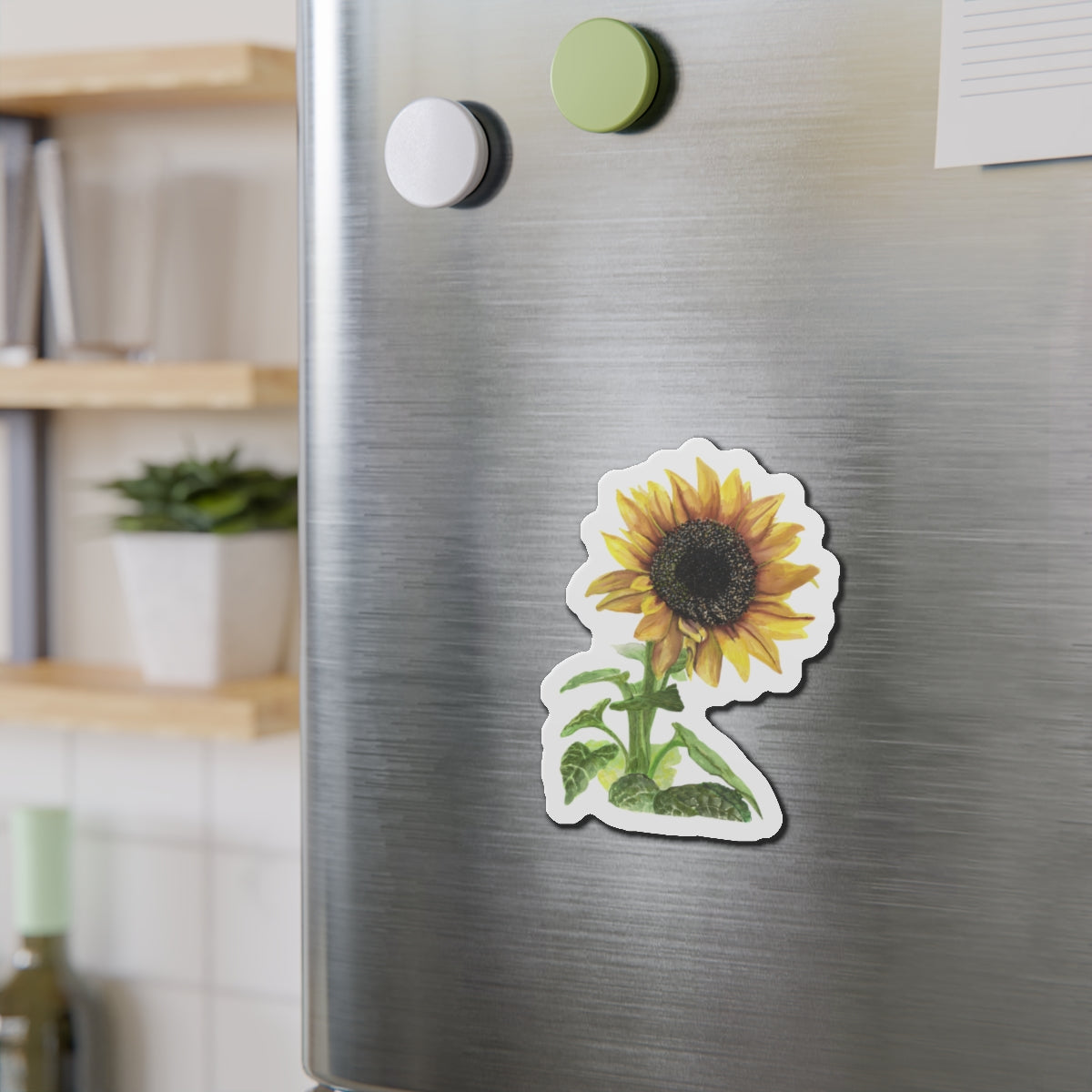 Sunflower Die-Cut Magnets