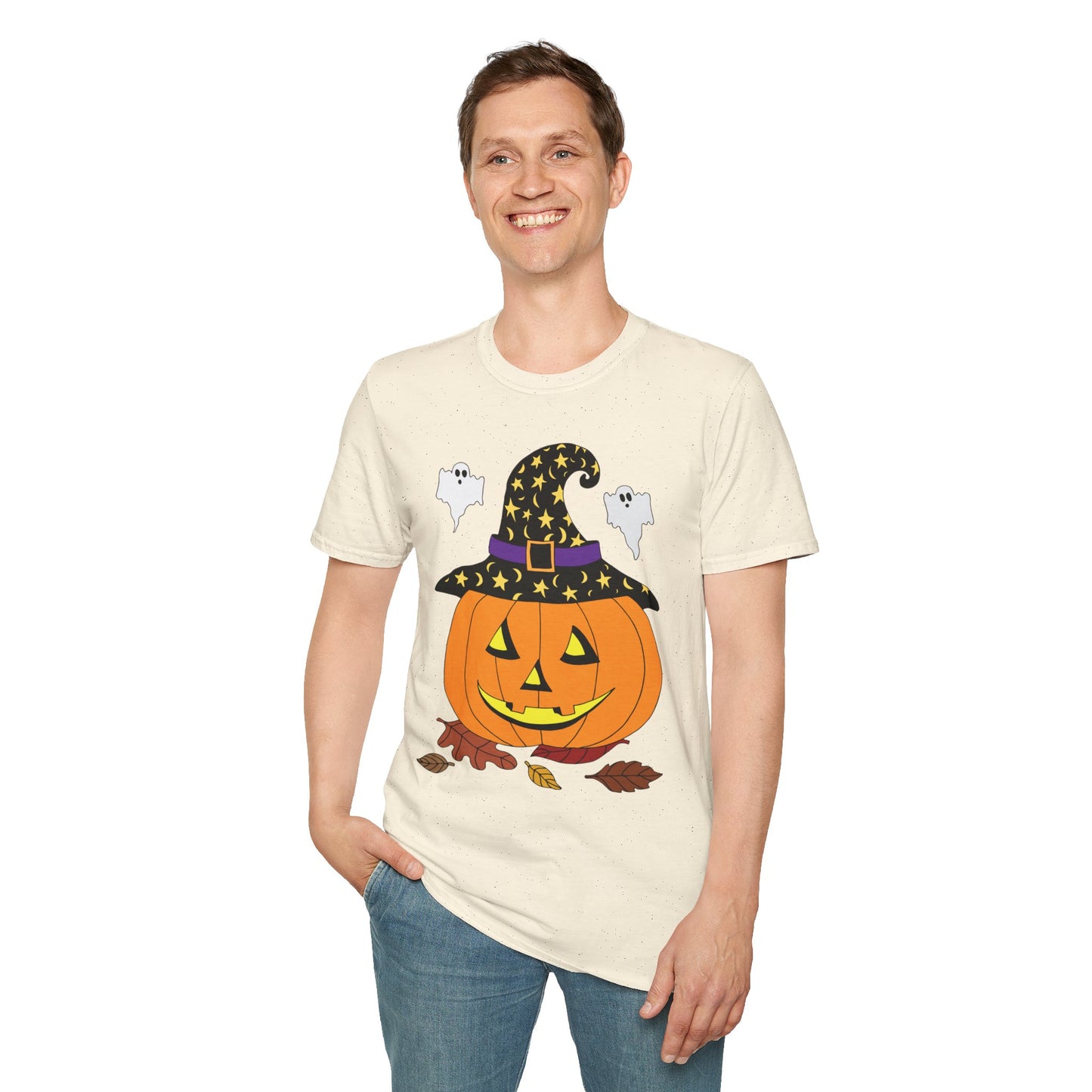 Halloween Jack O'Lantern Unisex Softstyle T-Shirt