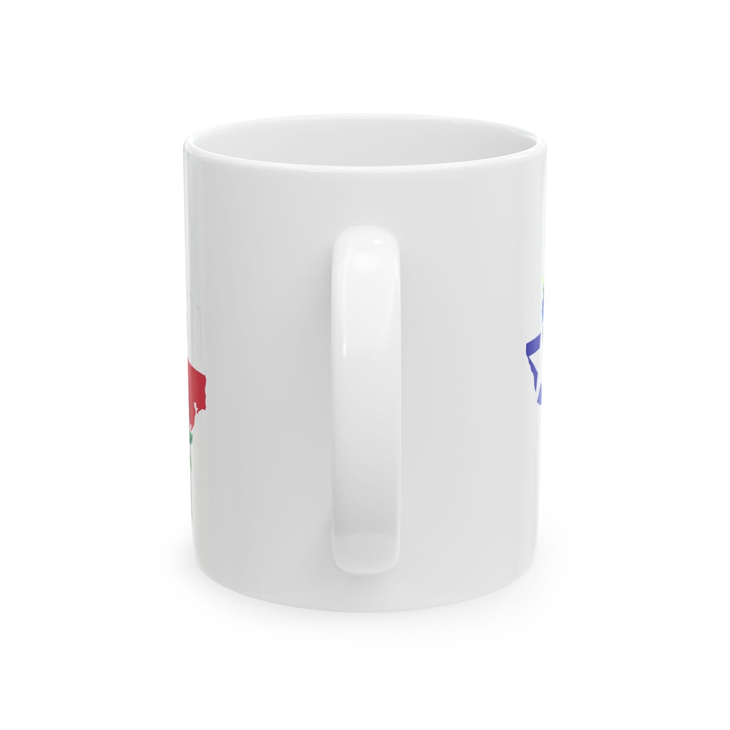 Texas Flag Floral Ceramic Mug — Bluebonnet State Pride Coffee Cup (11oz & 15oz)