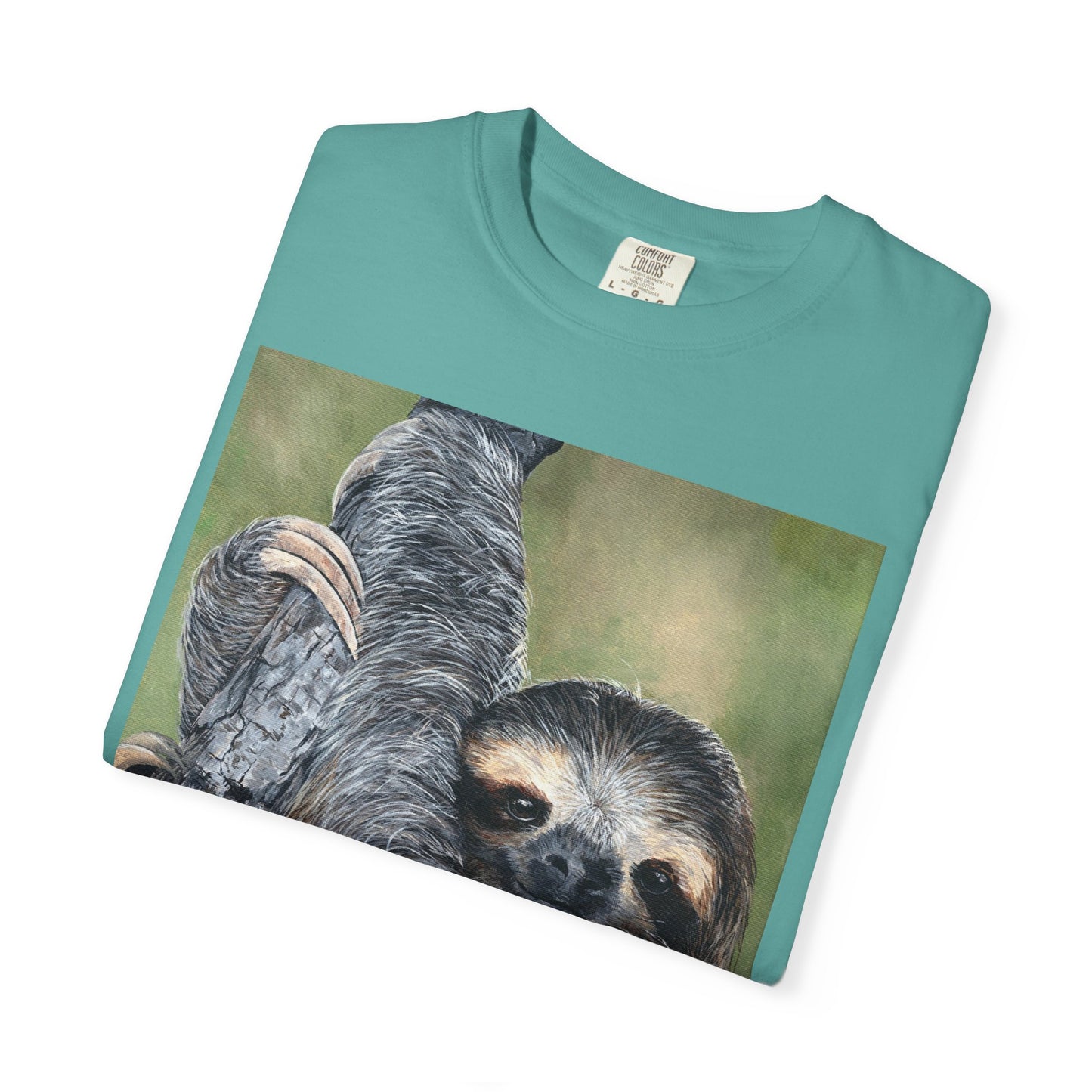 Unisex Garment-Dyed Sloth T-shirt
