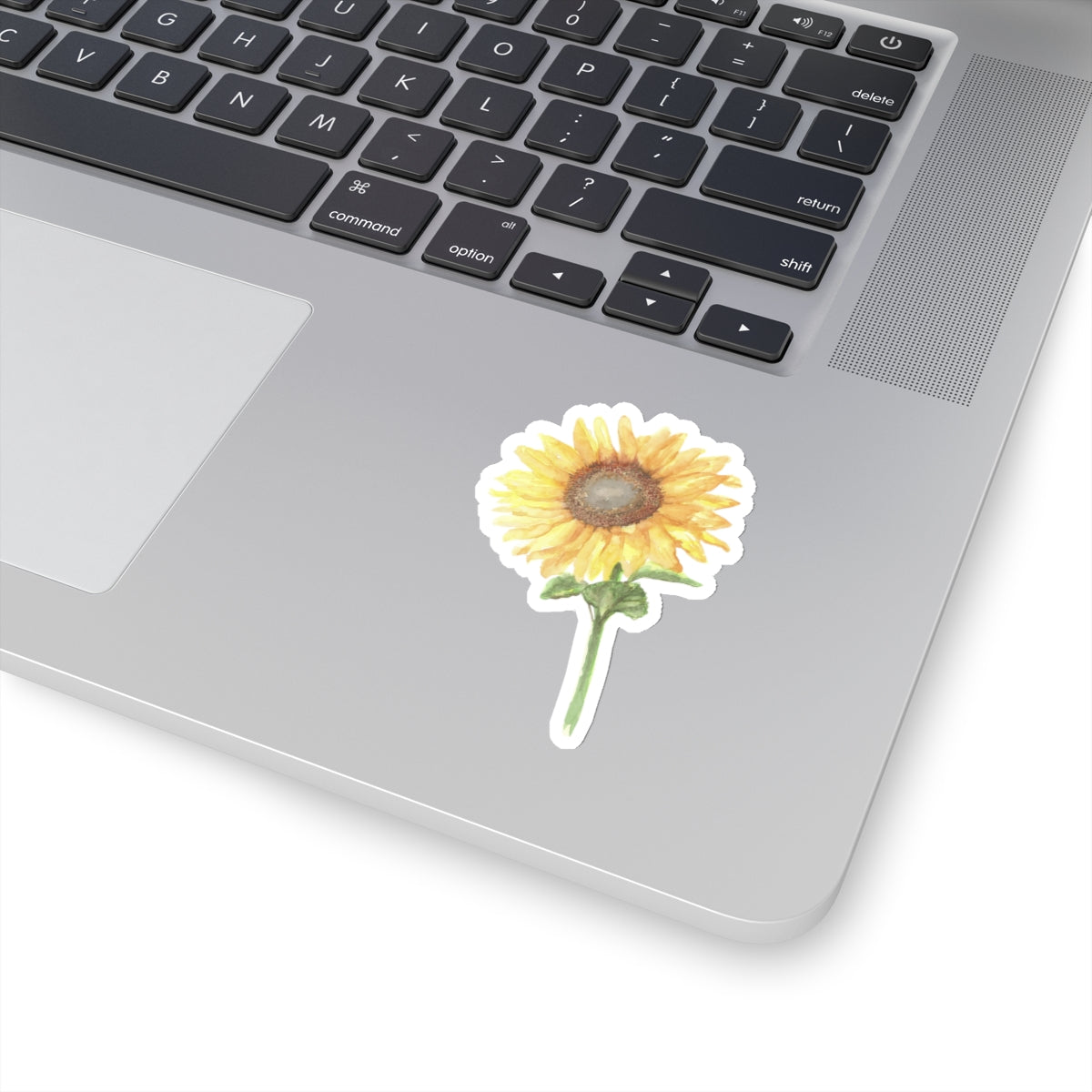 Watercolor Sunflower Kiss-Cut Stickers