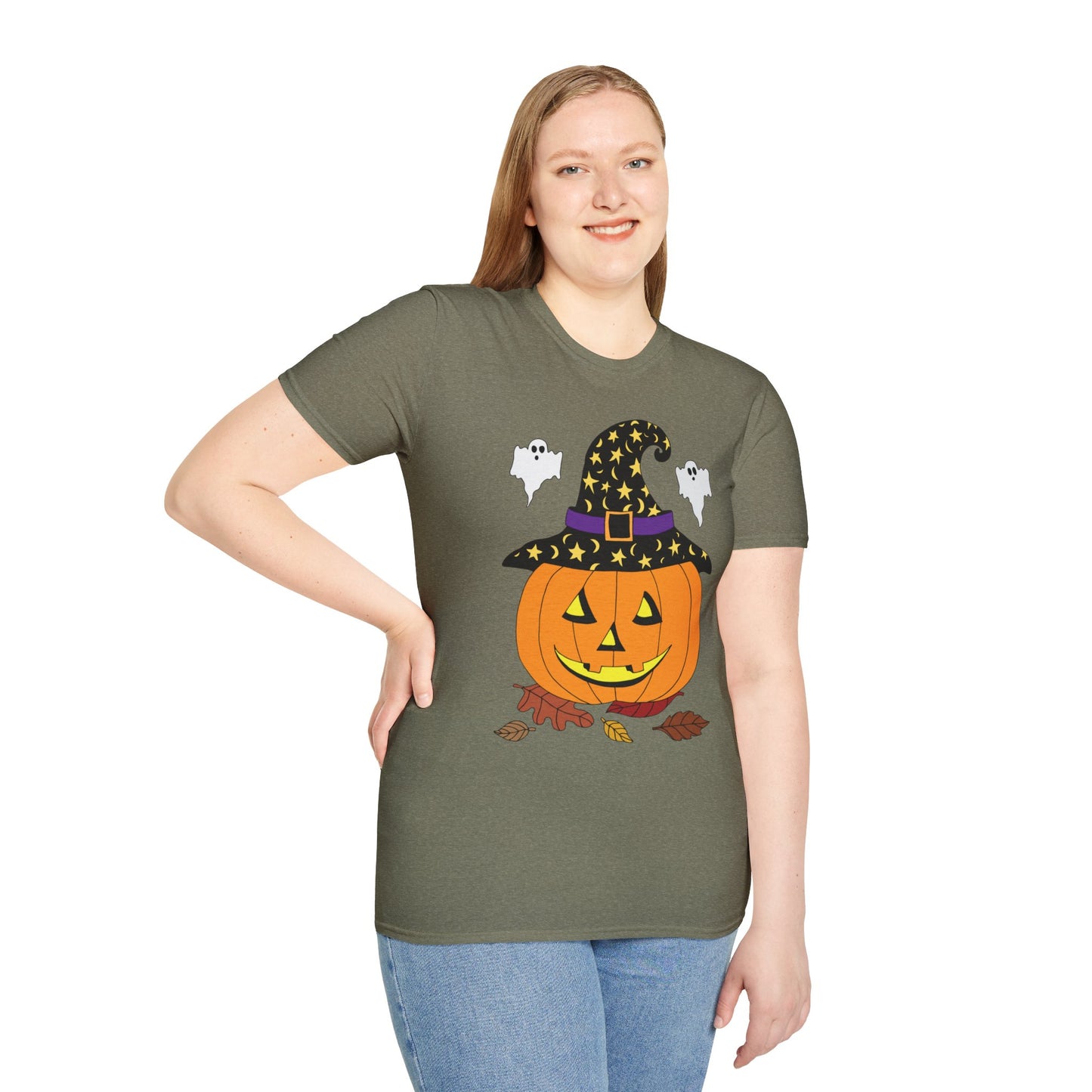 Halloween Jack O'Lantern Unisex Softstyle T-Shirt