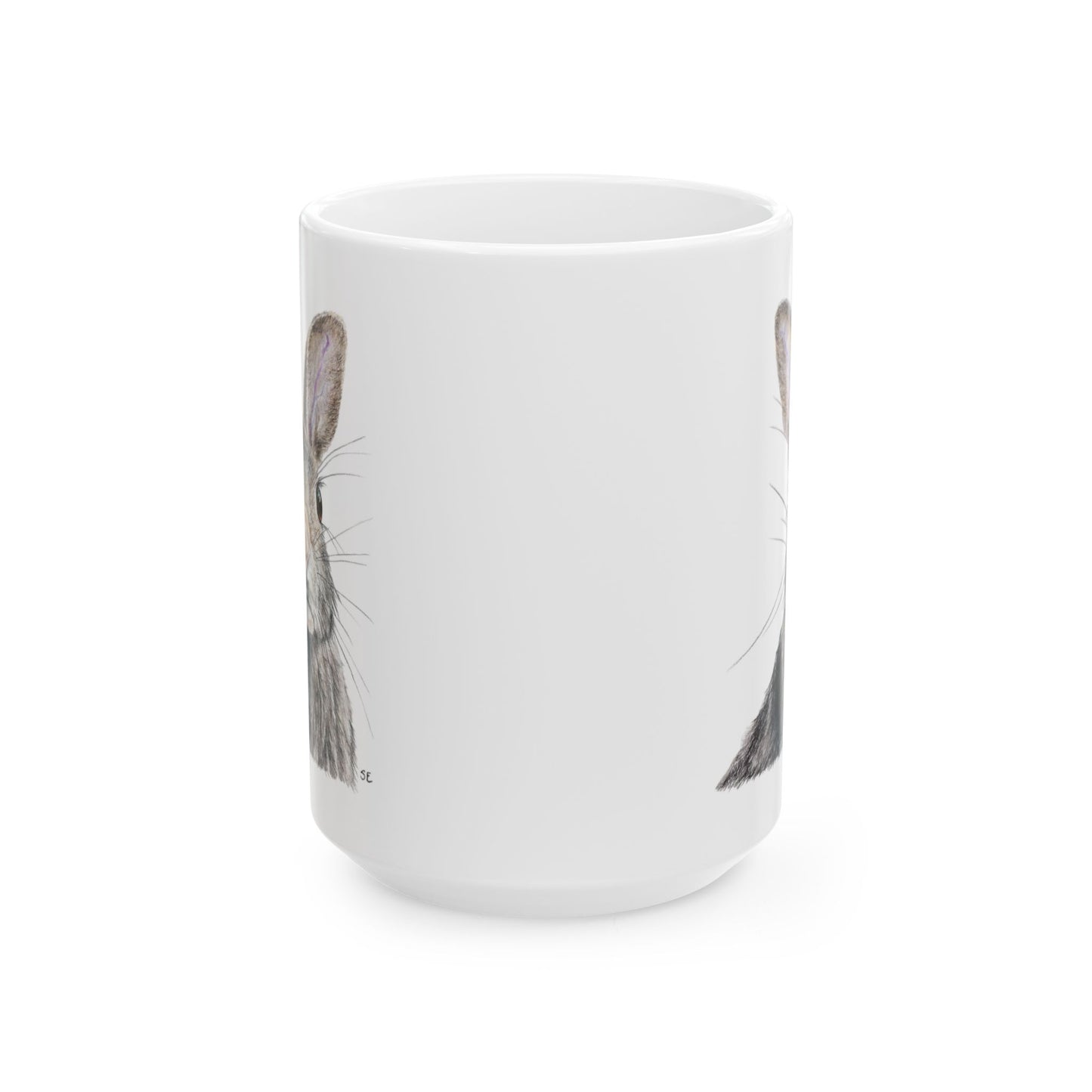 Rabbit Ceramic Mug, (11oz, 15oz)