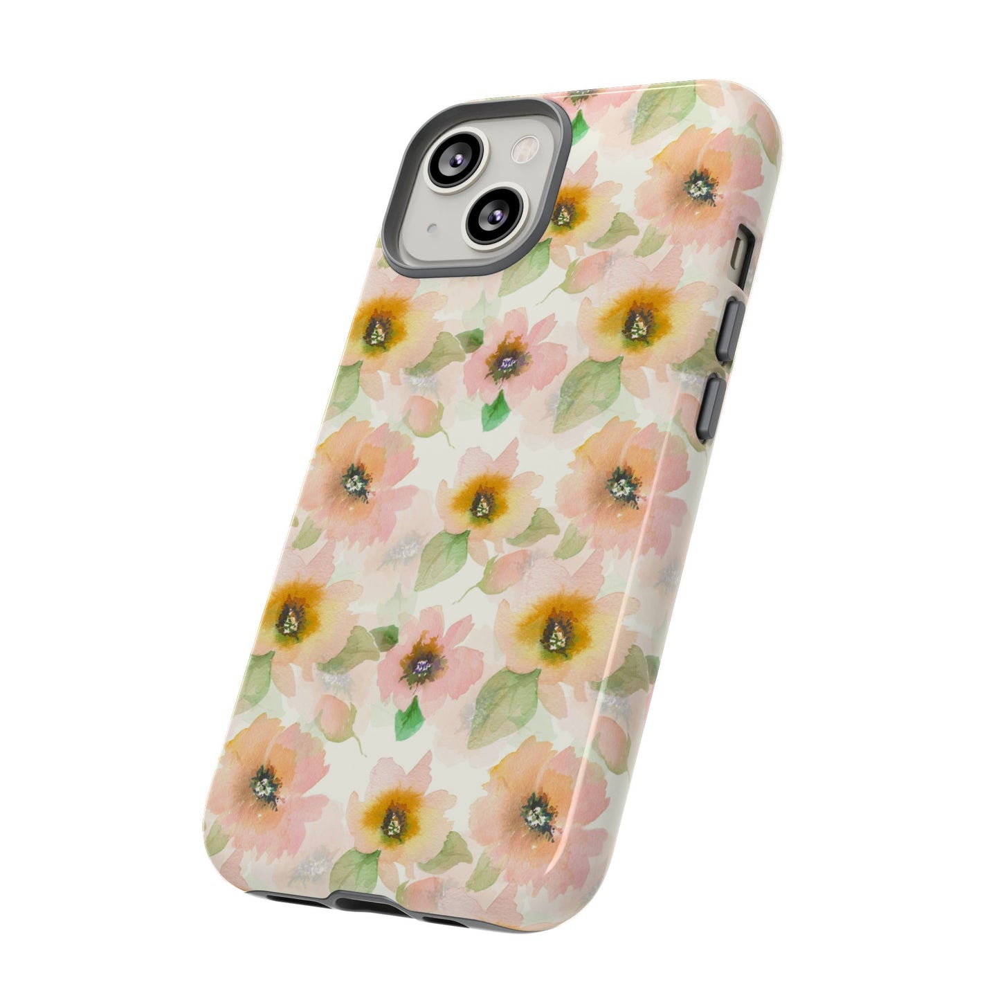 Soft Floral Pattern Tough Phone Cases