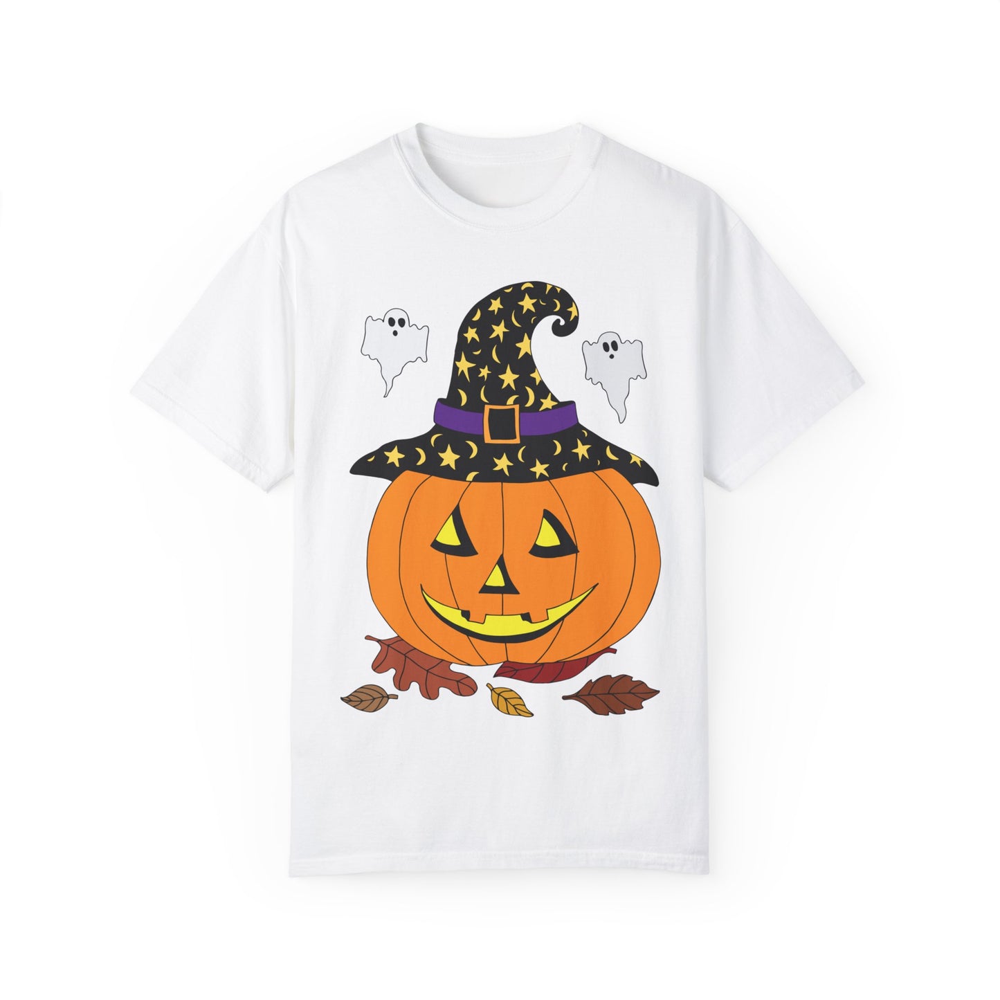 Halloween Jack O'Lantern Unisex Garment-Dyed T-shirt