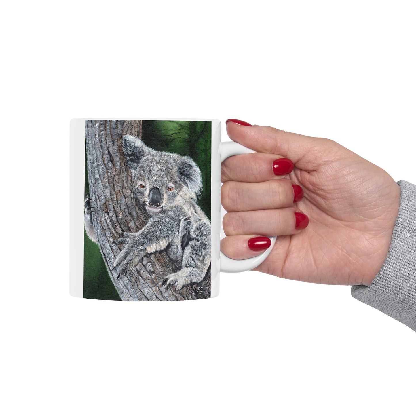 Koala Ceramic Mug — Cute Koala Coffee Cup (11oz, 15oz)