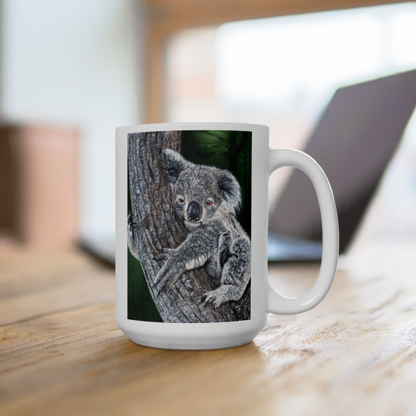 Koala Ceramic Mug — Cute Koala Coffee Cup (11oz, 15oz)