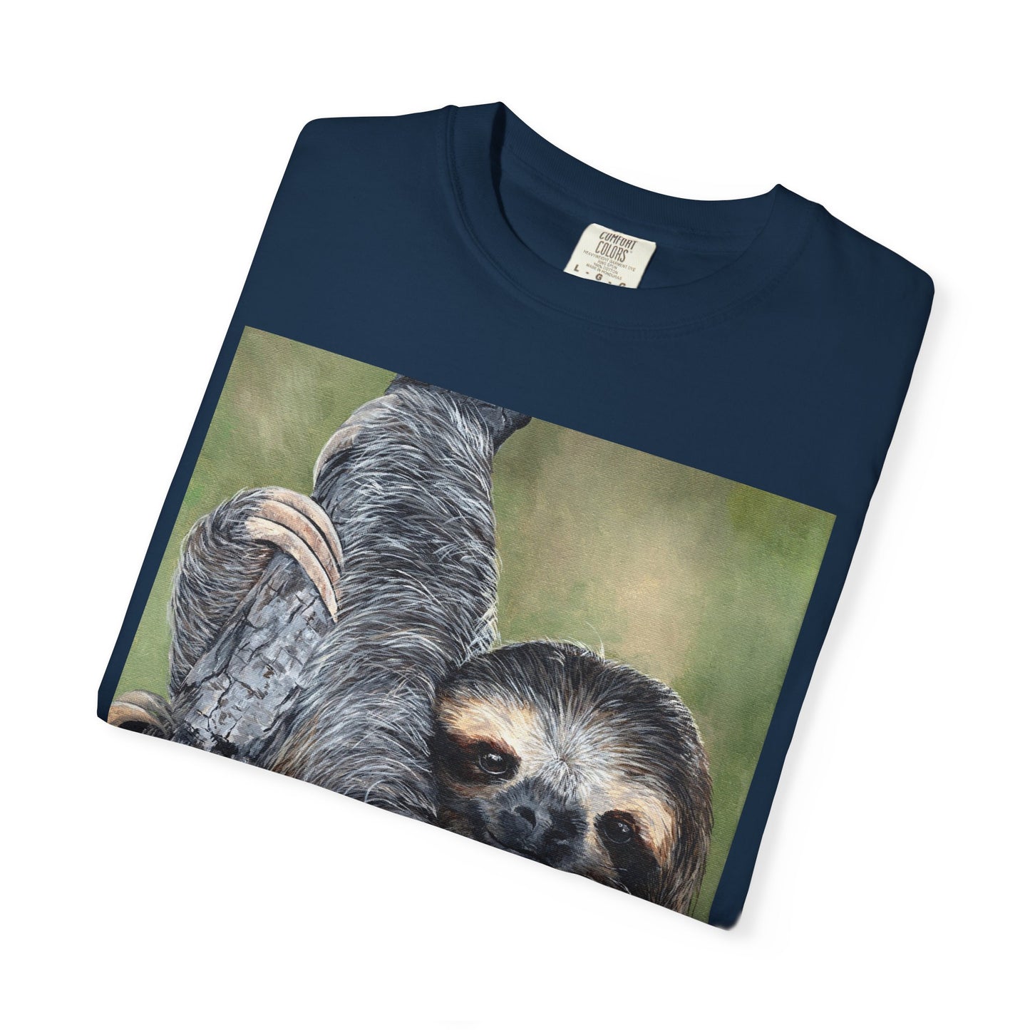 Unisex Garment-Dyed Sloth T-shirt