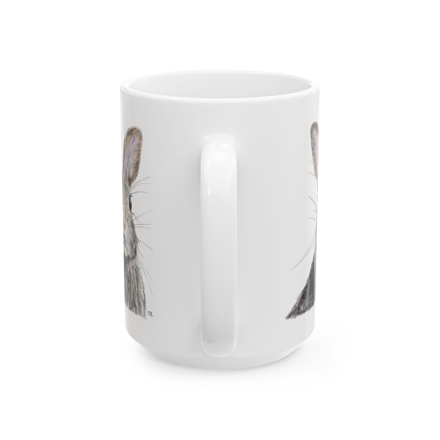 Rabbit Ceramic Mug, (11oz, 15oz)