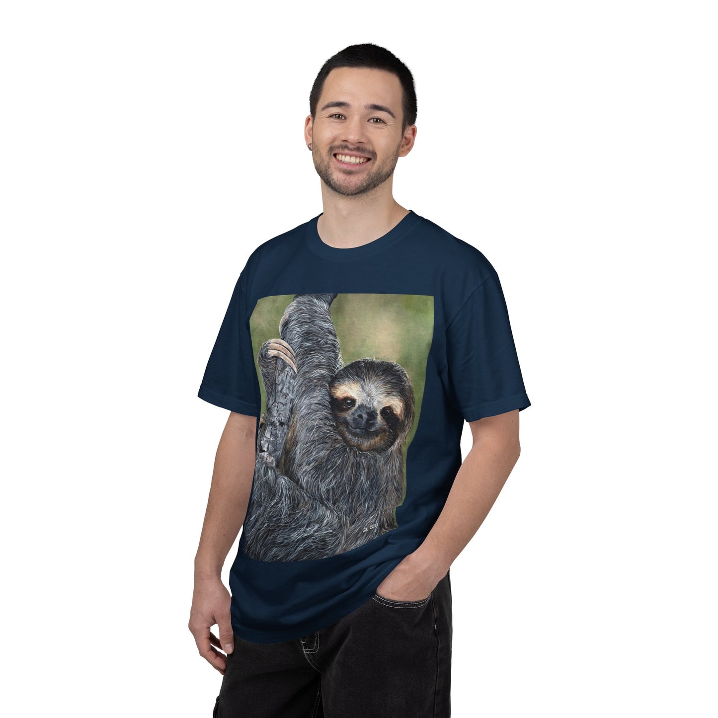 Unisex Garment-Dyed Sloth T-shirt