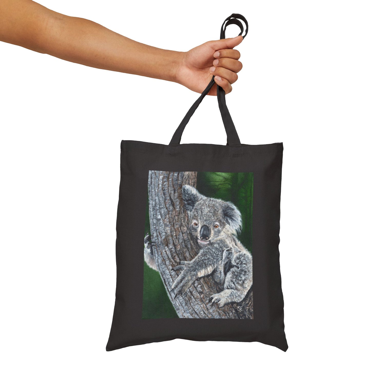 Koala Canvas Tote Bag – Cute Wildlife Print Eco-Friendly Shopper