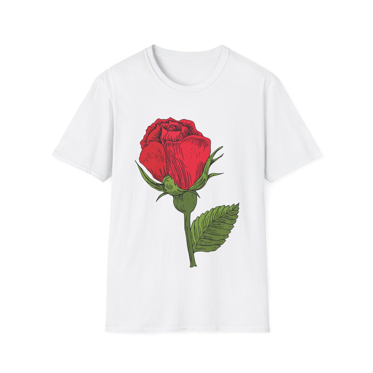 Rose Unisex Softstyle T-Shirt