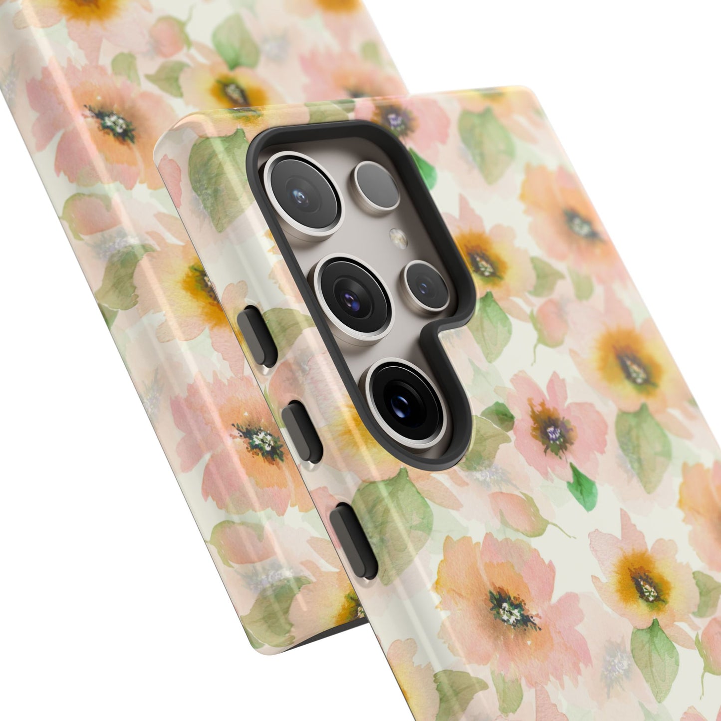 Soft Floral Pattern Tough Phone Cases