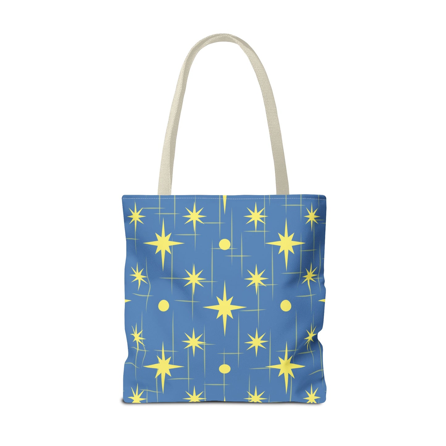 Reach for the Stars Tote Bag — Inspirational Star Pattern All-Over Print