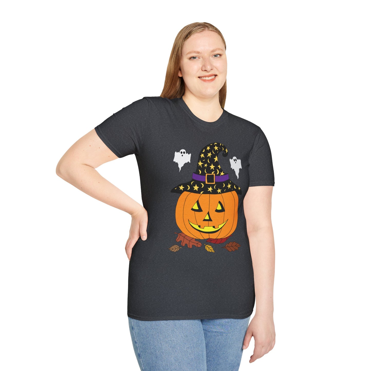 Halloween Jack O'Lantern Unisex Softstyle T-Shirt