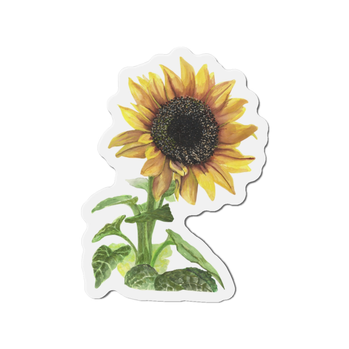 Sunflower Die-Cut Magnets