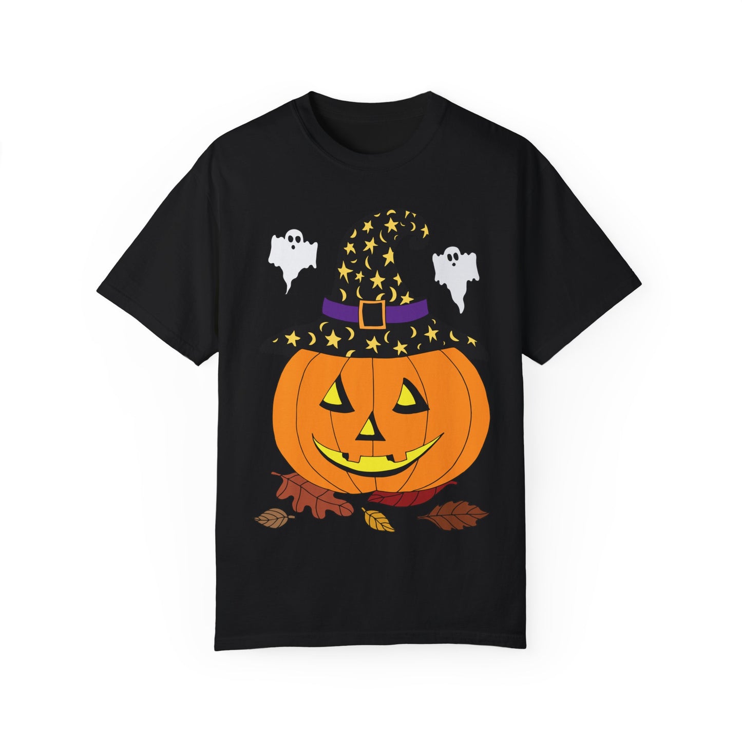 Halloween Jack O'Lantern Unisex Garment-Dyed T-shirt