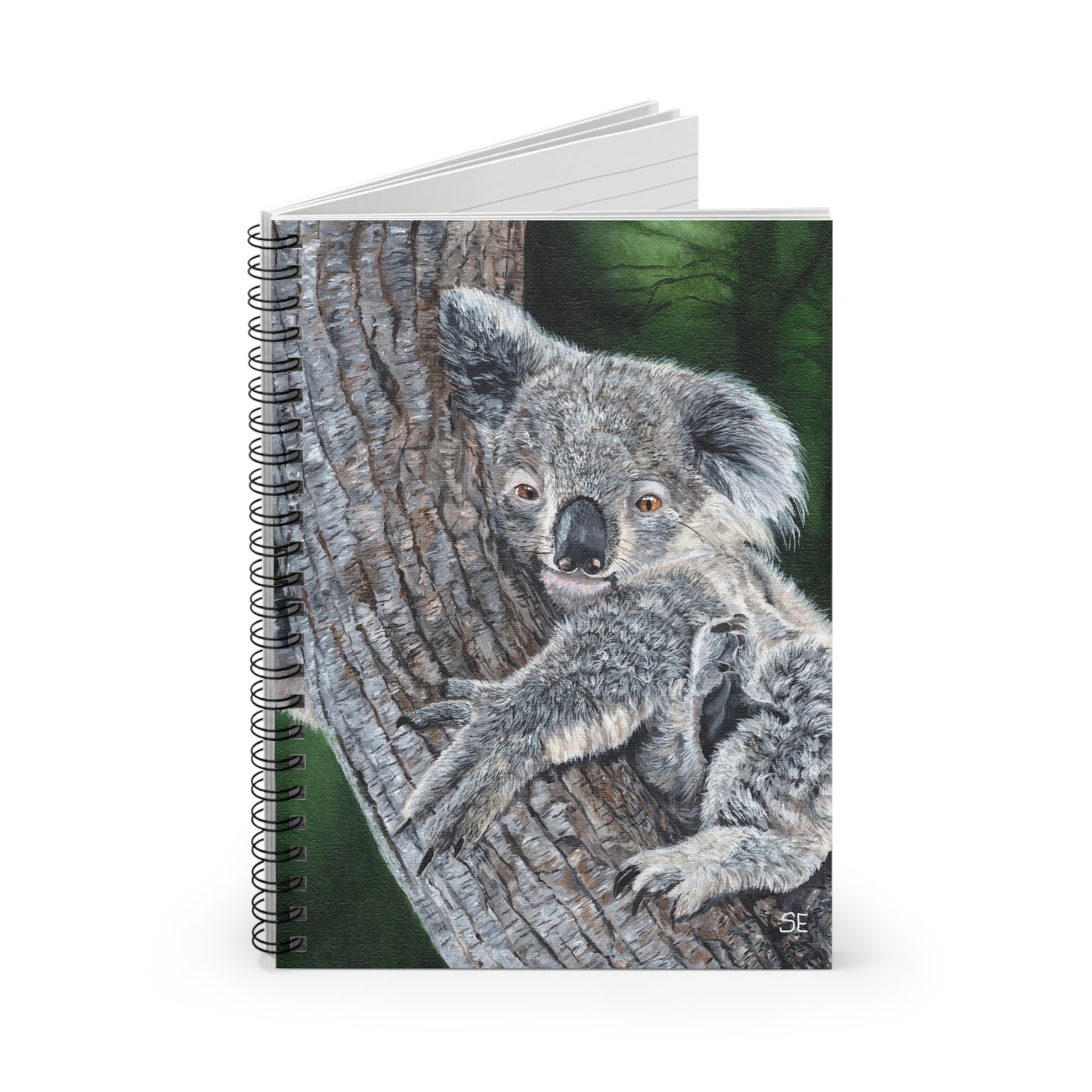 Koala Spiral Notebook — Ruled Journal for Wildlife Lovers
