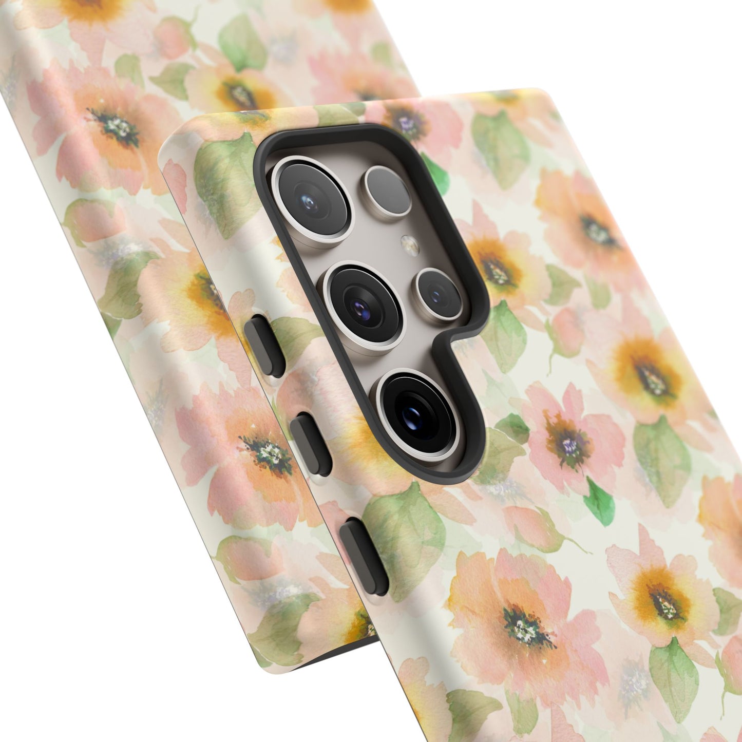 Soft Floral Pattern Tough Phone Cases