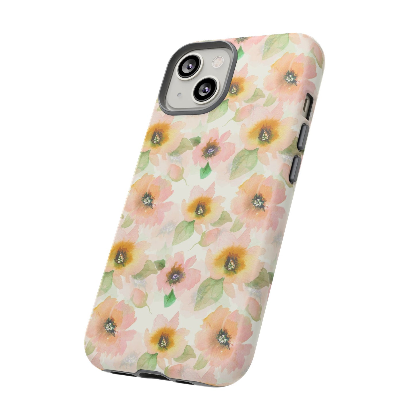 Soft Floral Pattern Tough Phone Cases