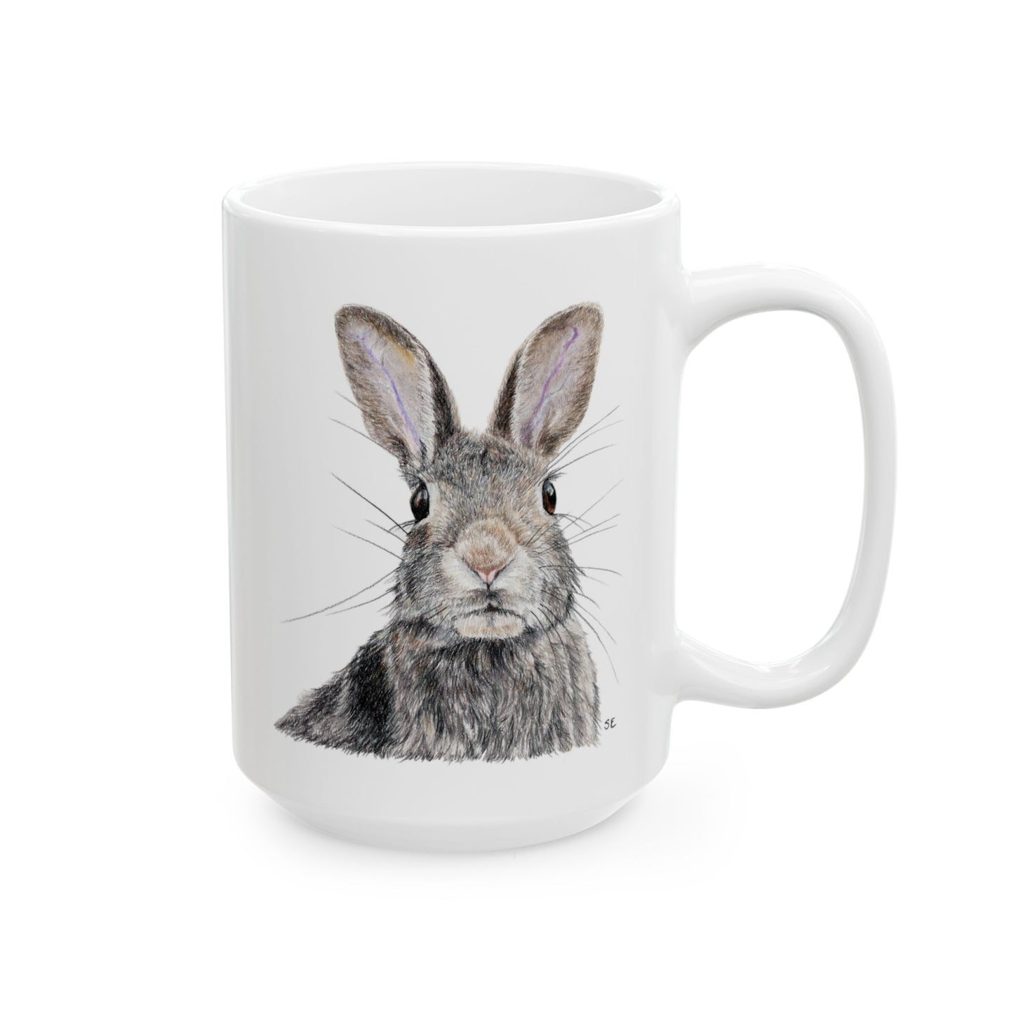 Rabbit Ceramic Mug, (11oz, 15oz)