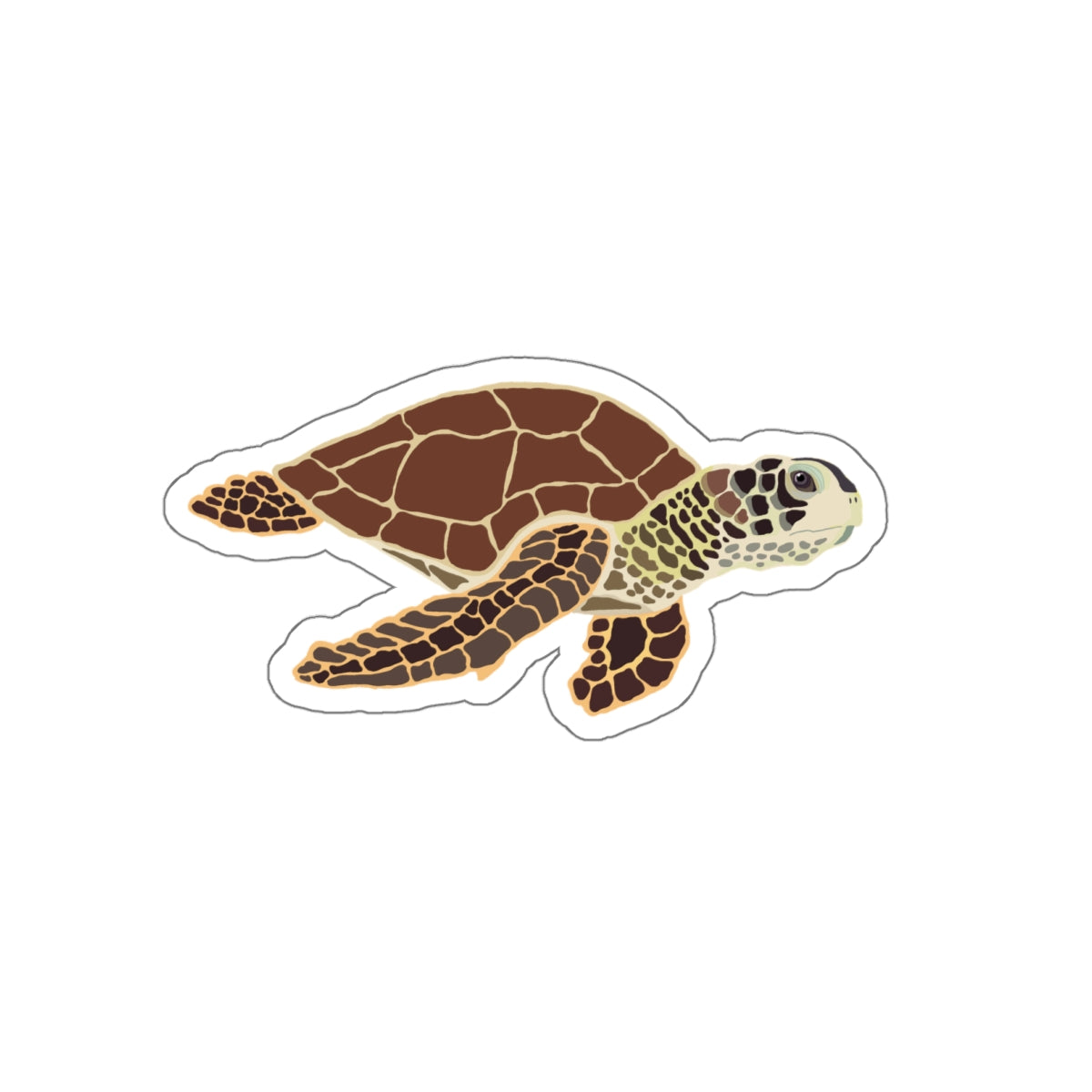 Sea Turtle Kiss-Cut Stickers