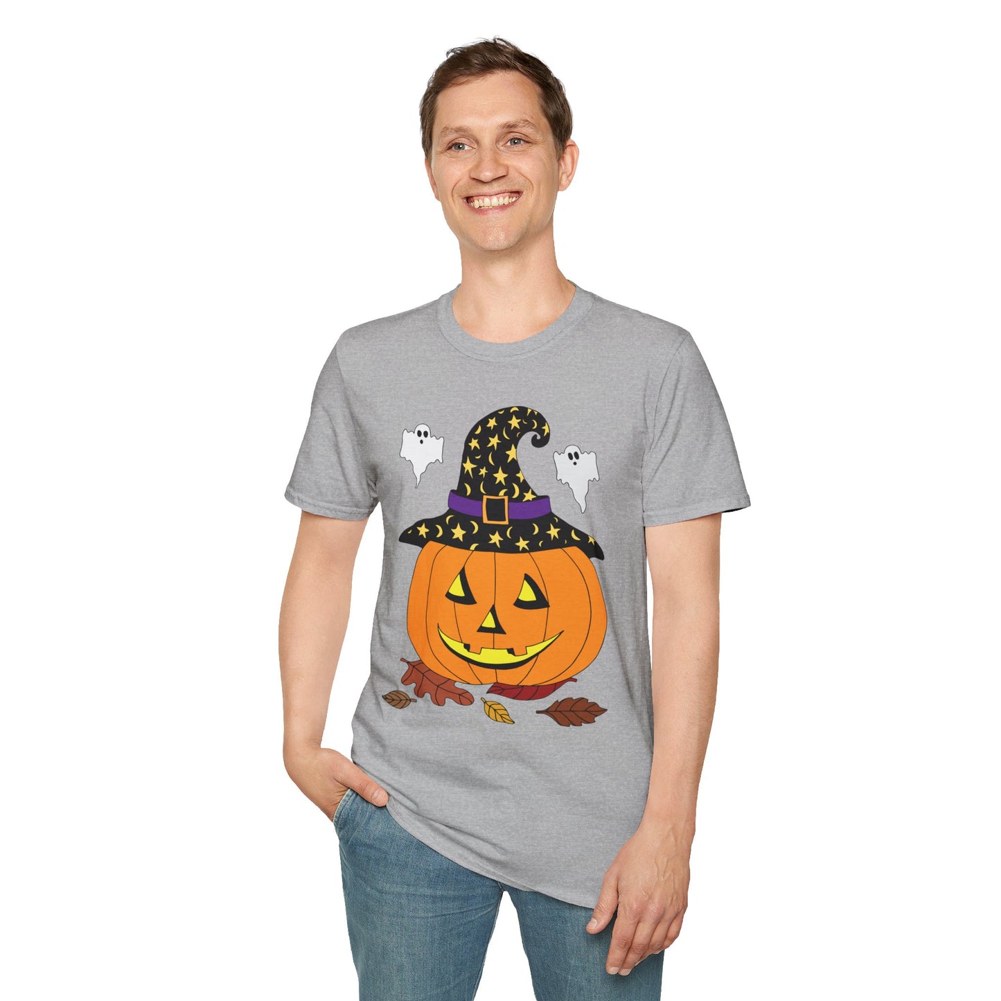 Halloween Jack O'Lantern Unisex Softstyle T-Shirt