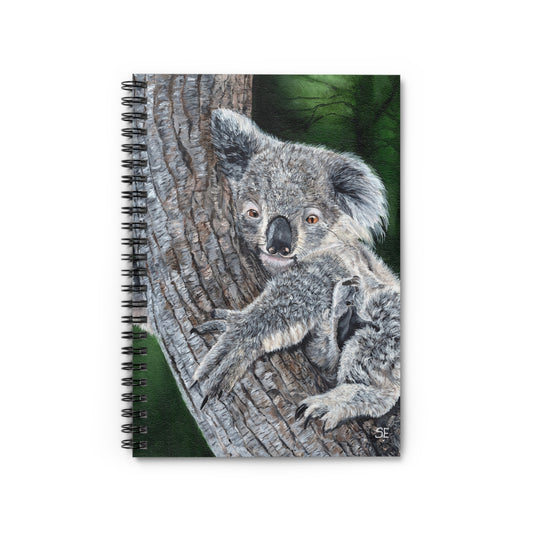 Koala Spiral Notebook — Ruled Journal for Wildlife Lovers