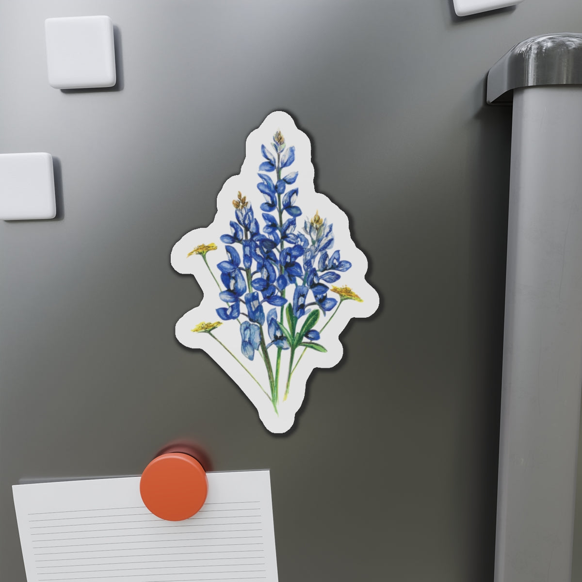 Bluebonnet and Wildflowers Die-Cut Magnets