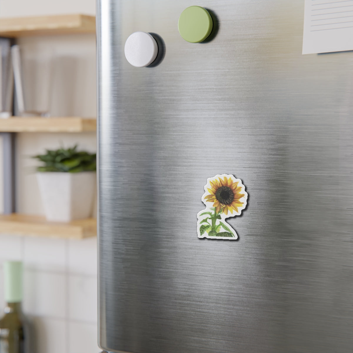 Sunflower Die-Cut Magnets