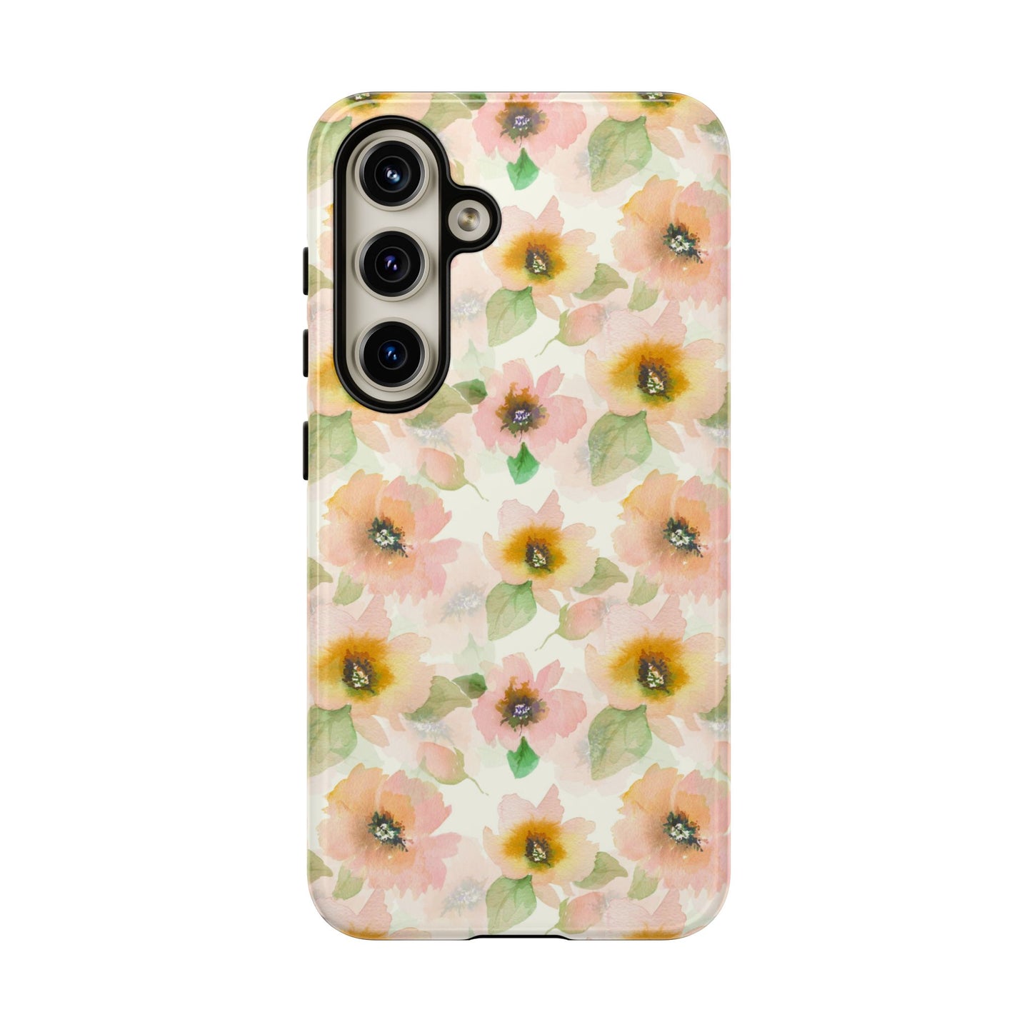 Soft Floral Pattern Tough Phone Cases