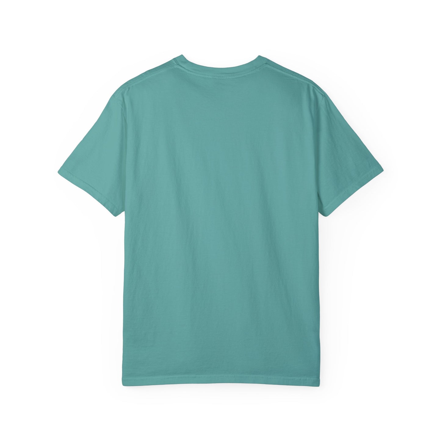 Sea Turtle in Teal and Purple Unisex Garment-Dyed T-shirt