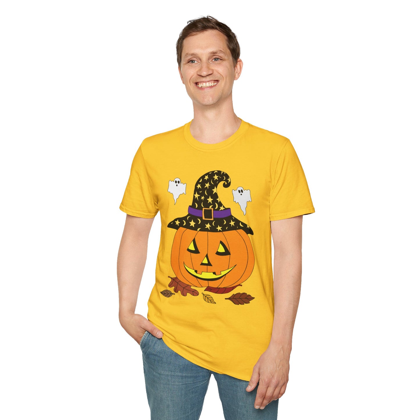 Halloween Jack O'Lantern Unisex Softstyle T-Shirt