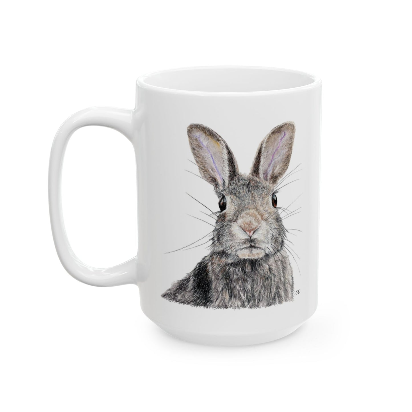 Rabbit Ceramic Mug, (11oz, 15oz)
