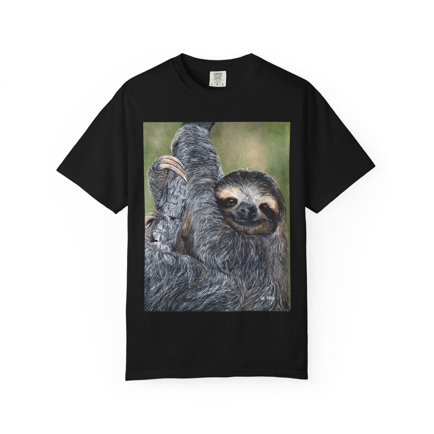 Unisex Garment-Dyed Sloth T-shirt