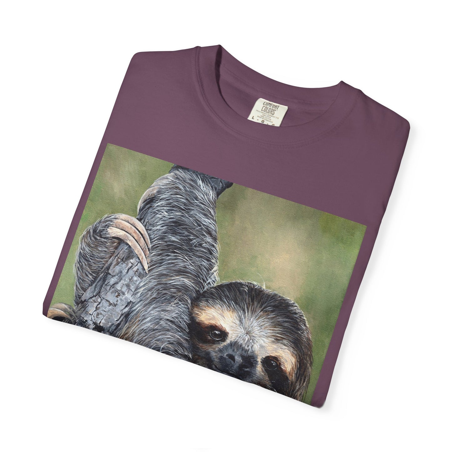 Unisex Garment-Dyed Sloth T-shirt
