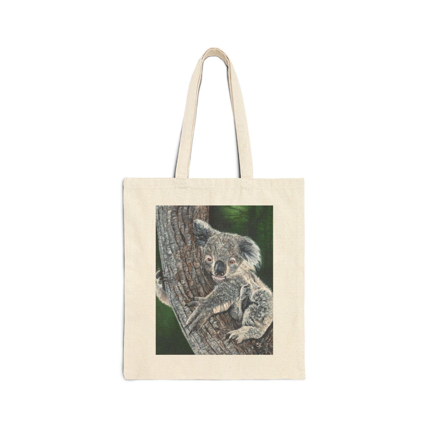 Koala Canvas Tote Bag – Cute Wildlife Print Eco-Friendly Shopper